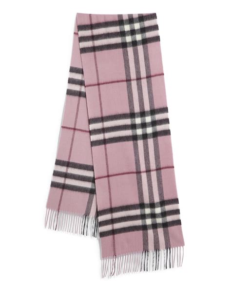 burberry pink and black scarf|burberry pink plaid cashmere scarf.